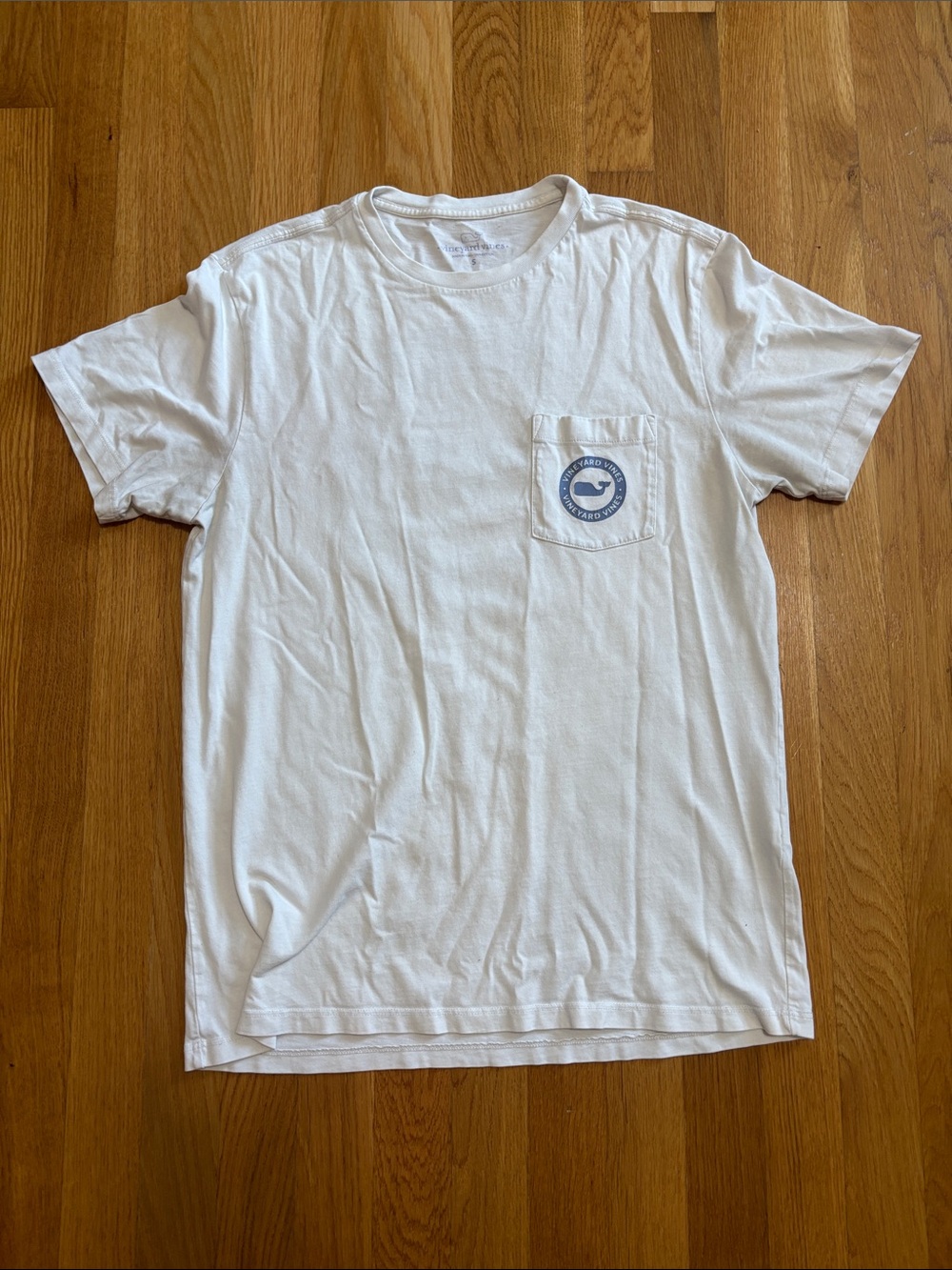 Vineyard Vines Men's S White Pocket Tee
